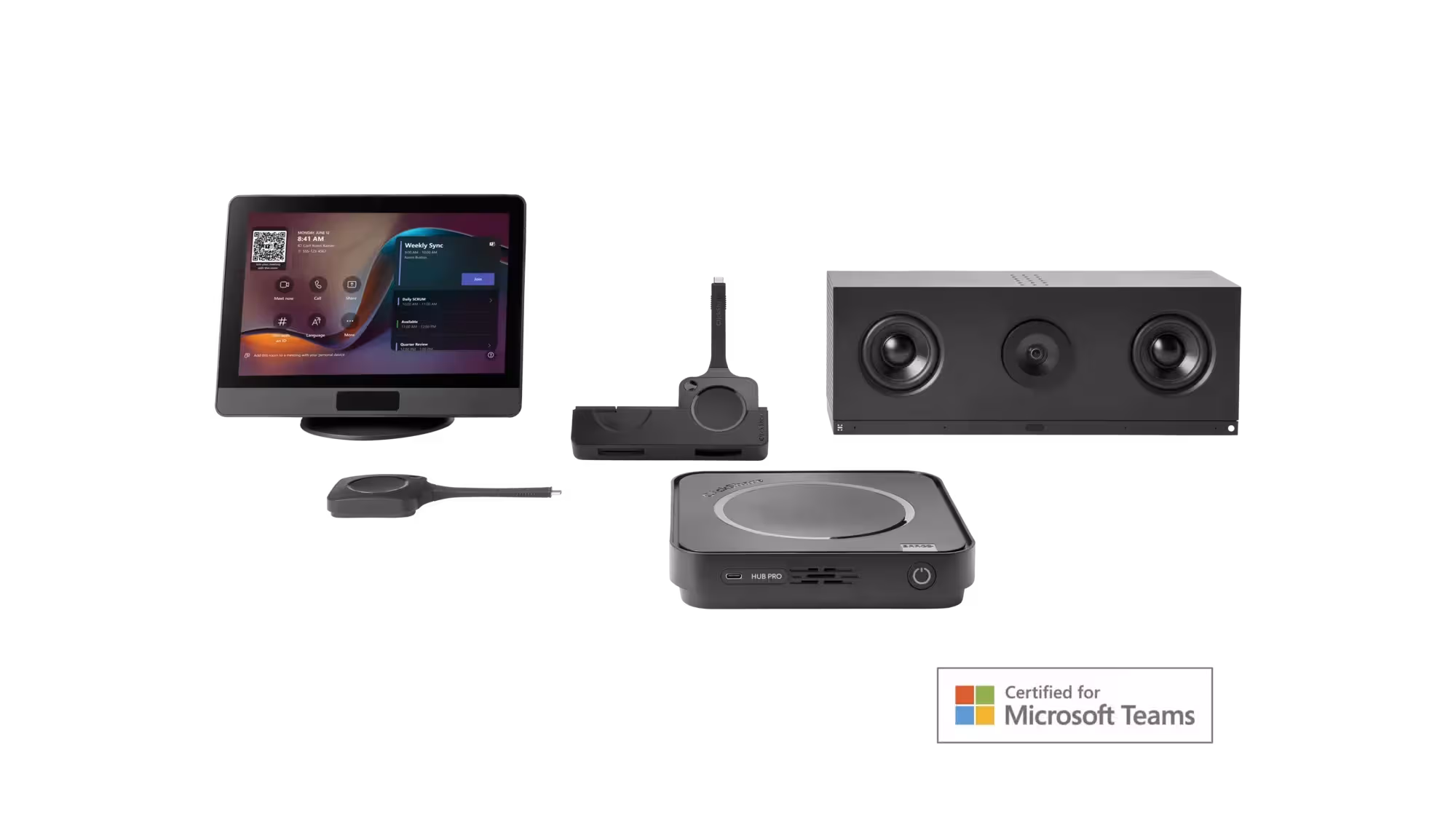 ClickShare Hub Pro + Huddly C1